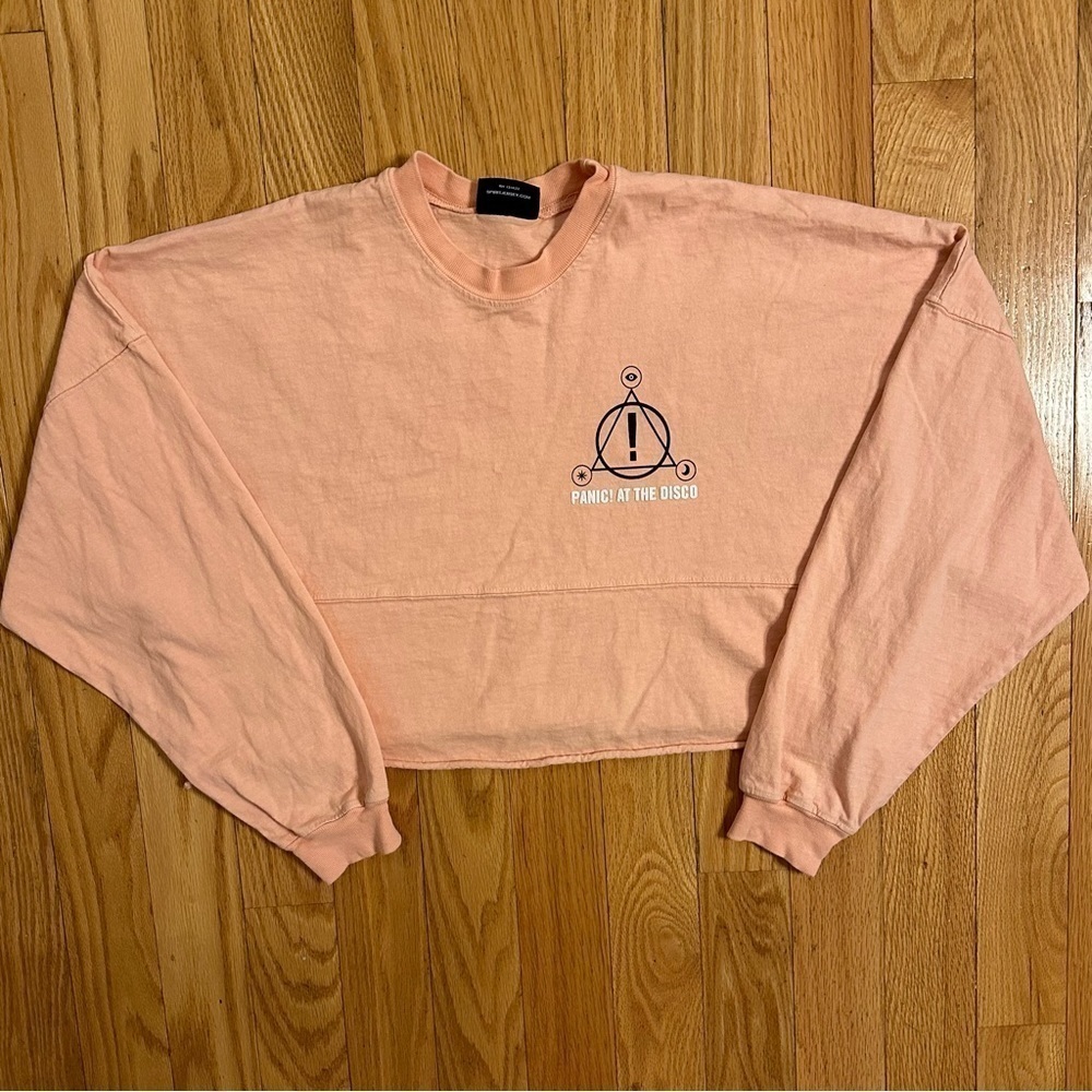 Panic At The Disco High Hopes Tour Crop Cut Off Long Sleeve Shirt Women’s M